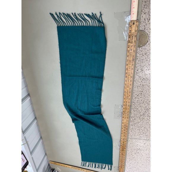 Christian Dior Monsieur Fringe Trim Scarf Acrylic Wrap Fall Winter Cozy Knit - Picture 7 of 7